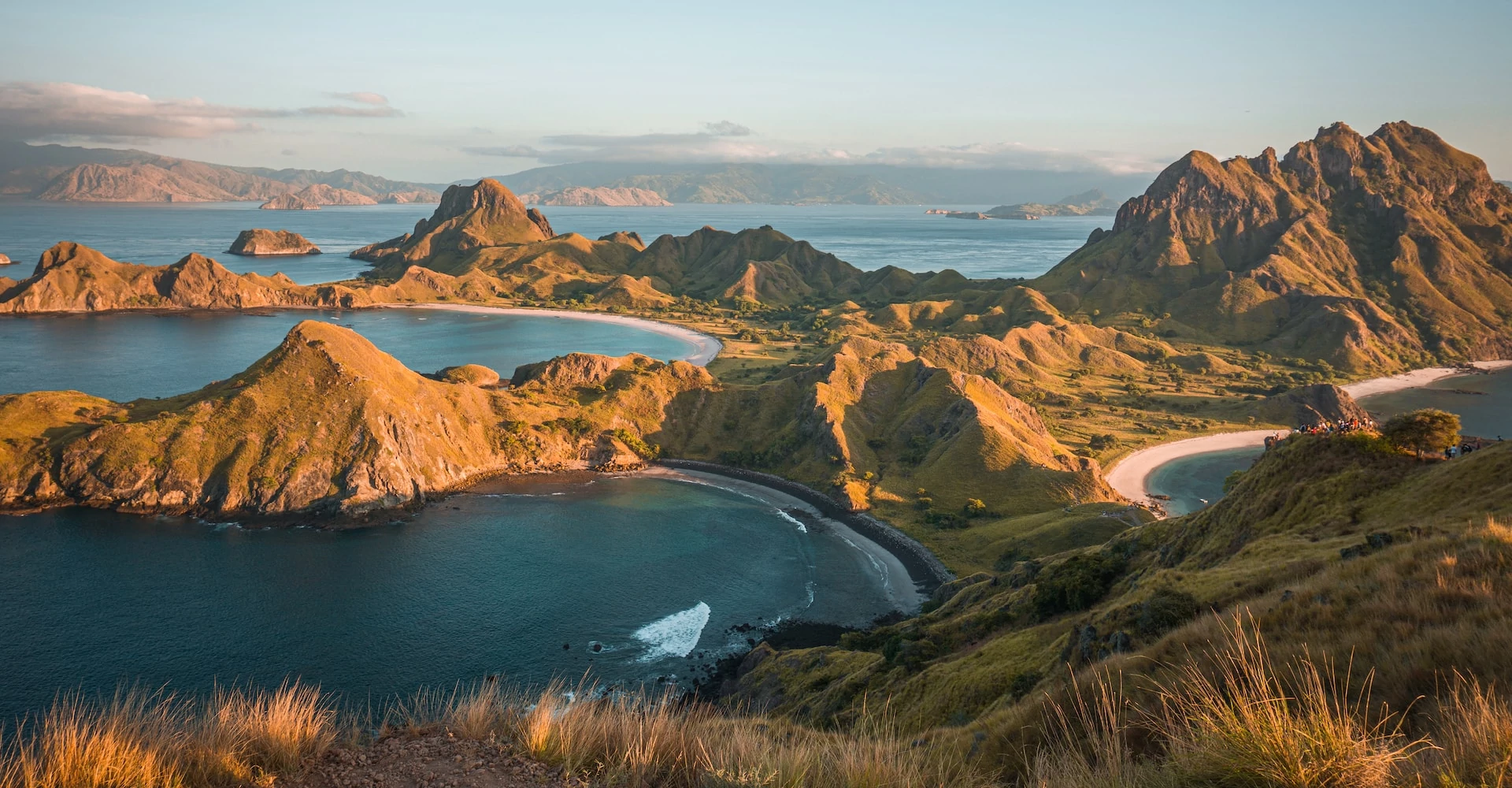 Komodo National park view from Padar island Komodo National park view from Padar island