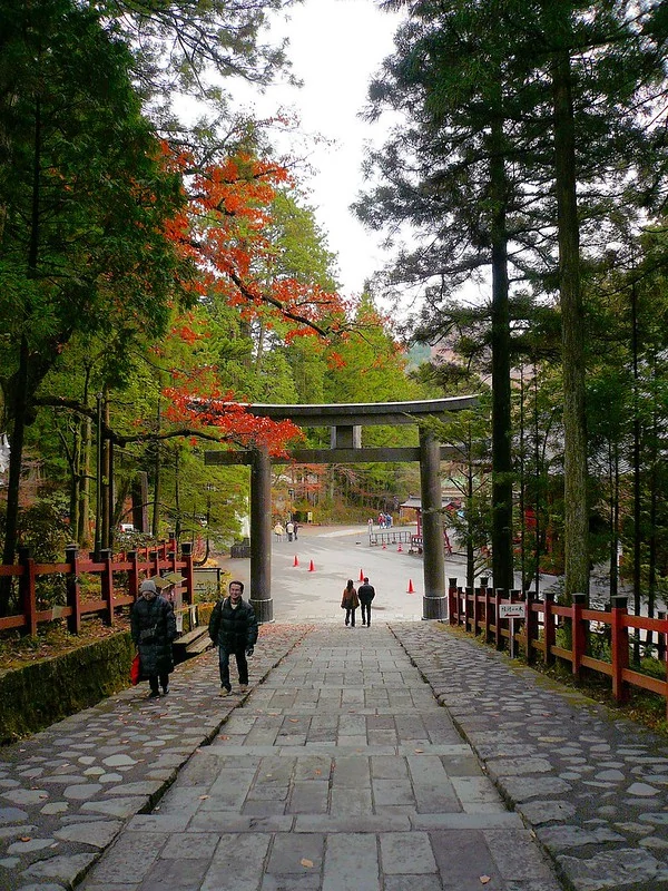 Entrance gate to Futarasan Shrine