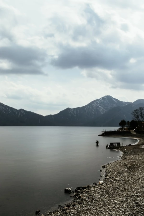 Lake Chuzenji and mountains on the back