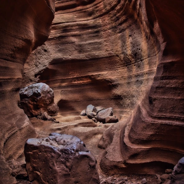 Barranco de las Vacas, carved out over thousands of years by water