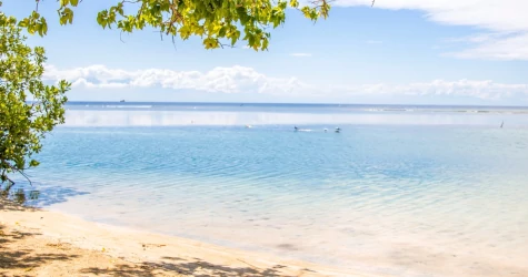 Utila island beach, Bay Islands, Honduras