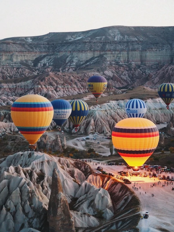 Air balloons at Göreme National Park
