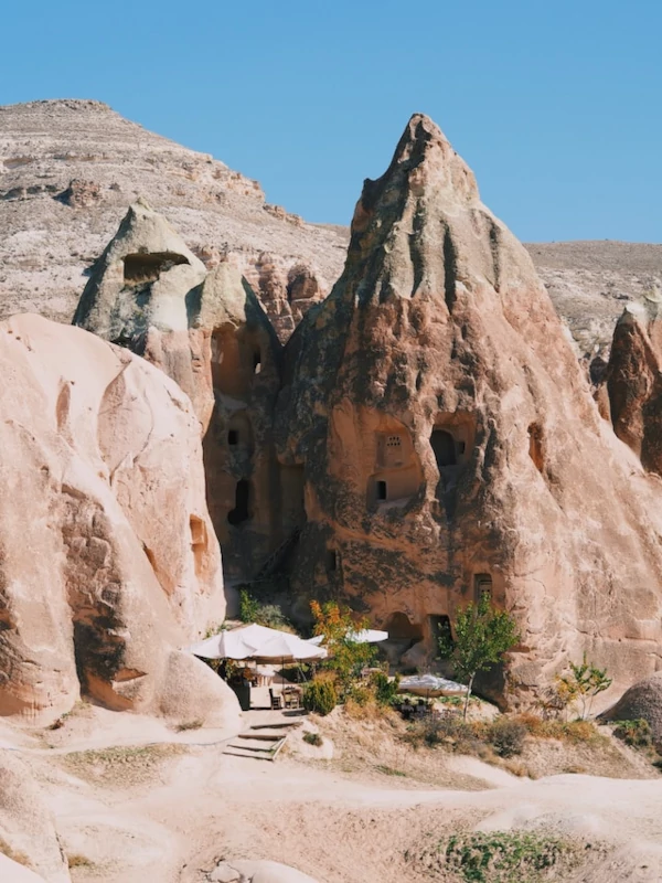Geological structures at Göreme National Park