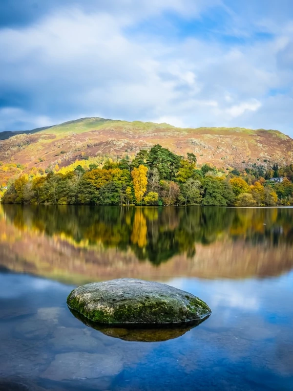 Lago reflectivo en el Lake District